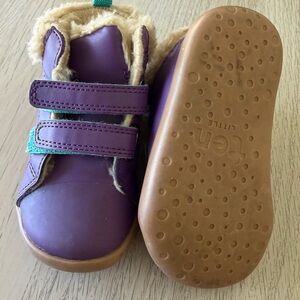 Ten little furry high top toddler boots